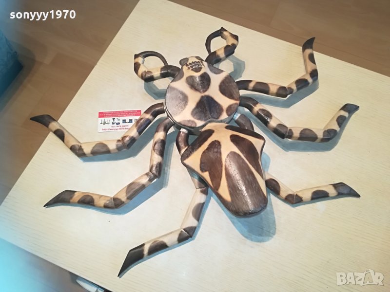 дървен паяк/рак/звяр с 6 крака 70см 1304211207, снимка 1