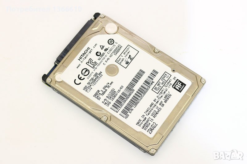 HDD Hitachi SATA 500GB 2.5" , снимка 1
