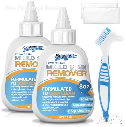 Нов Концентриран гел срещу мухъл – за плочки, перални, мивки, уплътнения, снимка 1