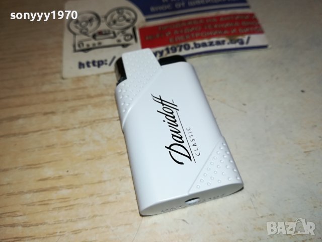 davidoff-бяла метална запалка 1611231633, снимка 6 - Колекции - 43021769