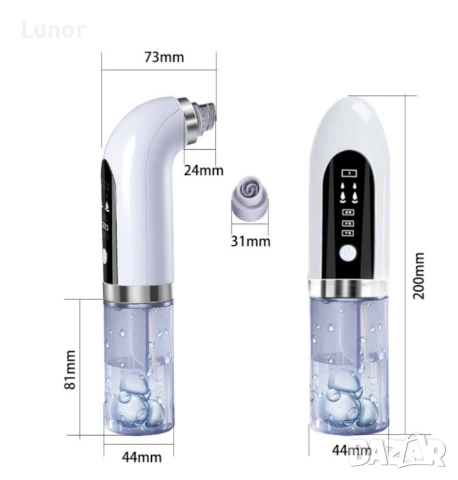 Вакуумен уред за почистване на пори, снимка 6 - Козметика за лице - 51321489