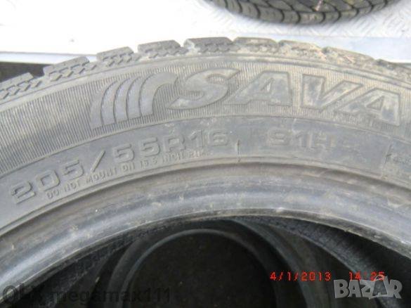 Гуми зимни 205/55/16 91н 2 броя Sava, снимка 2 - Гуми и джанти - 26627612