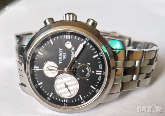 TISSOT Automatic Chronograph Swiss Made wr 200m sapphire , снимка 4 - Мъжки - 49529638