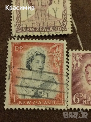 Нова Зеландия.Елизабет . пощенски марки , снимка 3 - Филателия - 52498840