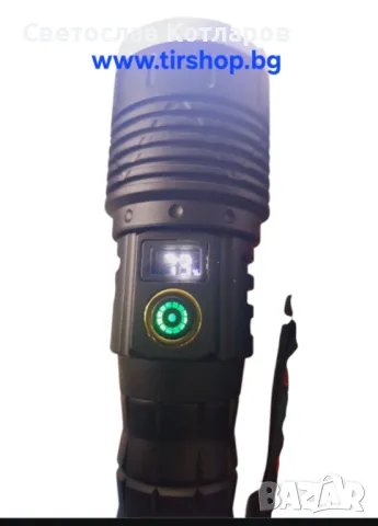 Силен Фенер с две големи батерии, снимка 3 - Аксесоари и консумативи - 49910077