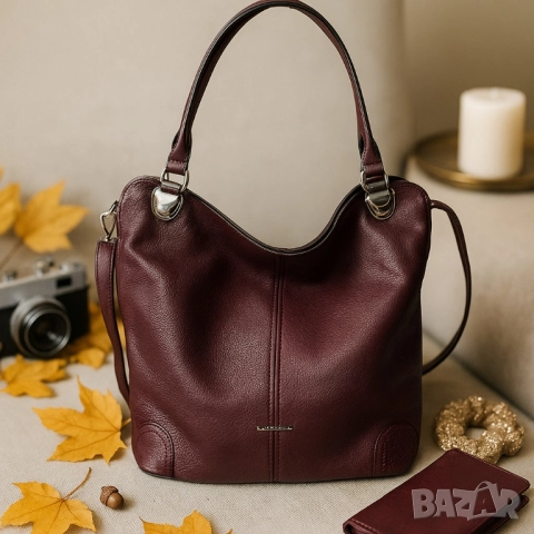 Дамска чанта тип торба – стил, организация и комфорт всеки ден, снимка 6 - Чанти - 51883936