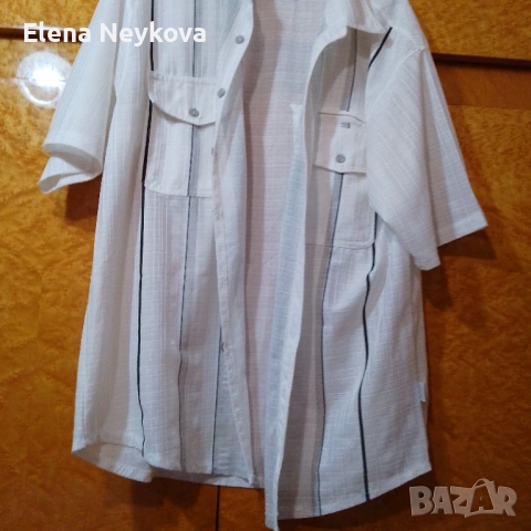 Риза с къс ръкав , снимка 2 - Ризи - 53608415