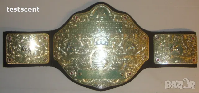 Шампионски пояс WWE World Heavyweight Championship световната титла в кеча Mattel детски belt колан, снимка 9 - Фигурки - 49886570