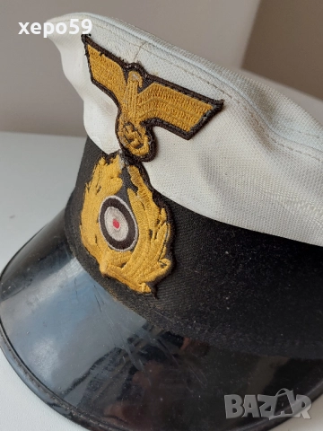 WW2-Немска шапка на младши офицер(кригс марине), снимка 3 - Антикварни и старинни предмети - 52521530