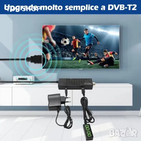 Приемник за цифрова наземна телевизия DVB-T2 IPTV H.265 Full HD 1080P декодер, нов стандарт с HEVC о, снимка 5 - Приемници и антени - 48804978