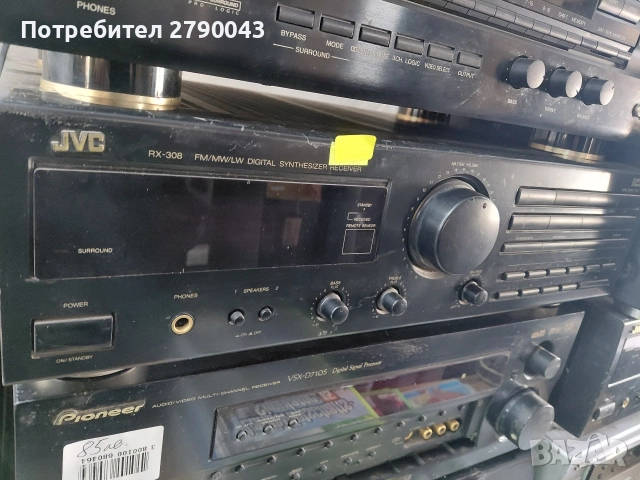 ресивър усилвател JVC