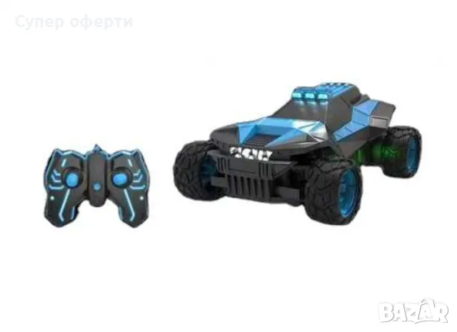 Високоскоростен джип с дистанционно управление – Светлина и дрифт във всяка игра, снимка 6 - Електрически играчки - 48812222