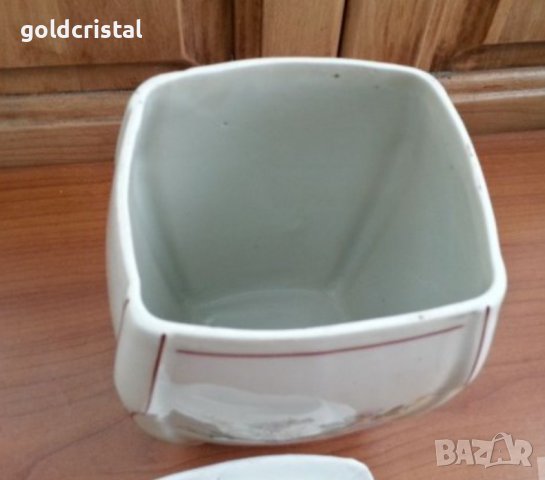 Стар български порцелан буркани , снимка 10 - Антикварни и старинни предмети - 33961396