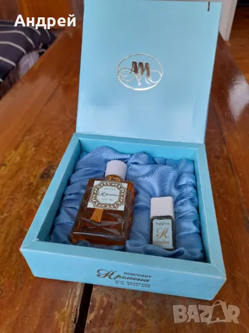 Стар комплект одеколин и парфюм Кремена, снимка 2 - Други ценни предмети - 49622141