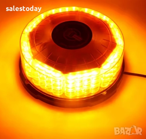 Сигнална лампа, Мигане + въртене, 180x70mm, снимка 2 - Аксесоари и консумативи - 33718391