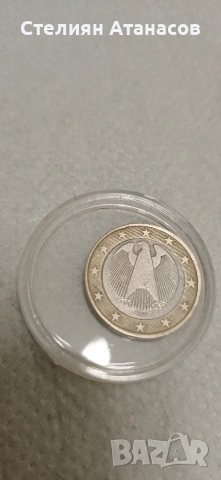 монета немско 2 евро 2002 J, снимка 2 - Нумизматика и бонистика - 53386712