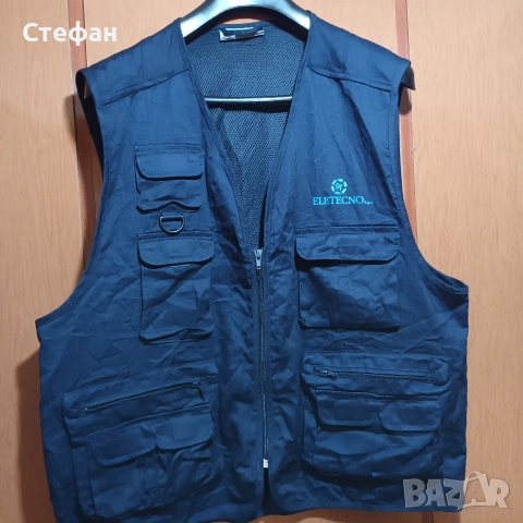 Нов италиански тъмносин елек" ELETECNO", снимка 2 - Други услуги - 53574957