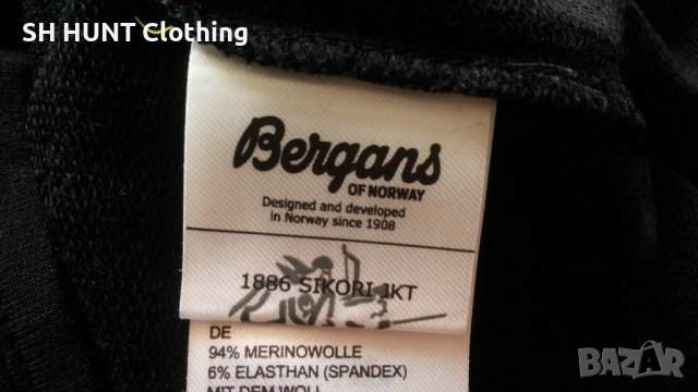 Bergans of NORWAY SIKORI JKT 94% Merino Wool 6% Elasthan размер М горница 94% Мерино вълна - 472, снимка 17 - Спортни дрехи, екипи - 43454351