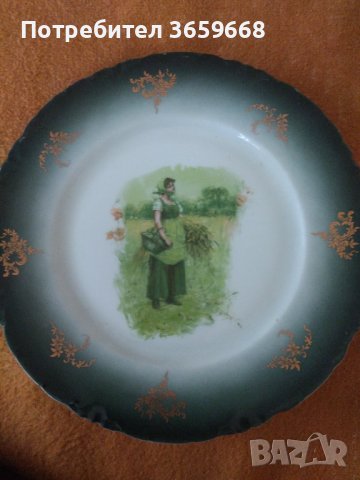 Невероятно красива чиния от Бавария, снимка 1 - Антикварни и старинни предмети - 43476037
