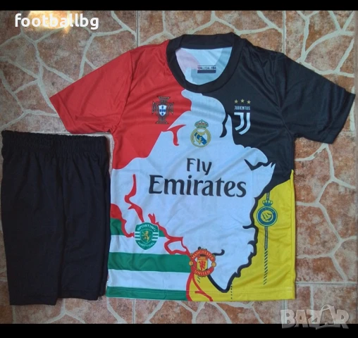 CR7 💙⚽️ детско юношески футболни екипи ❤️⚽️ колекционерски екипи