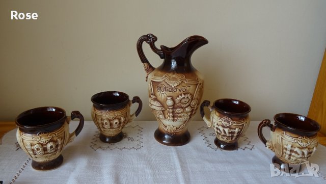 За любителите на релефната керамика – сервиз „Молдова“ 