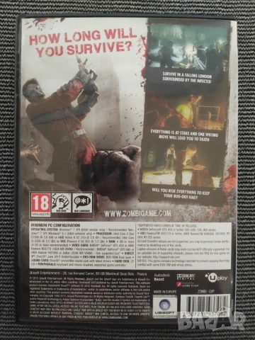 Zombi - оригинална компютърна игра Зомби издание в два диска   PC Game, снимка 3 - Игри за PC - 53402137
