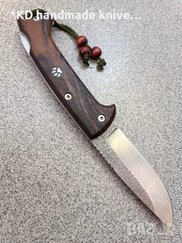 Сгъваем нож ръчно изработен от N690co стомана + ПОДАРЪК кания, снимка 2 - Ножове - 51501204