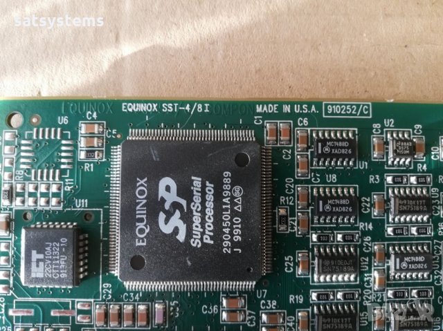 EQUINOX SST-4/8I 950252/B ISA Serial Controller Card 910252C, снимка 5 - Други - 32326048