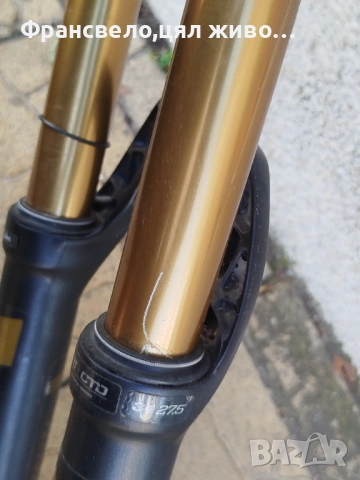 27.5 напълно работеща вилка за велосипед колело fox , снимка 3 - Части за велосипеди - 52544979