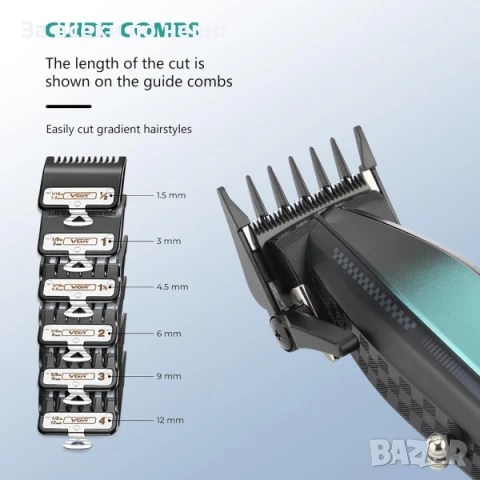Професионална машинка за подстригване VGR 270, снимка 5 - Машинки за подстригване - 51106362