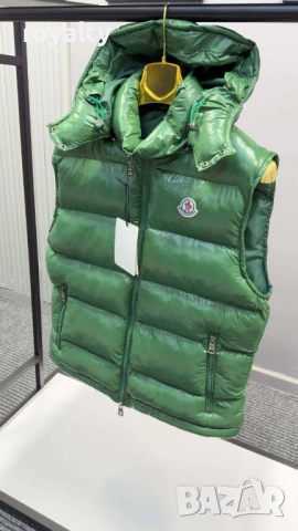 Moncler Зелен Мъжки Елек Монклер С-ХХЛ