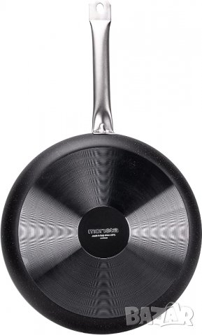 Тиган Moneta Etnea Pro 34 см. дръжка от неръждаема стомана, черен, снимка 2 - Съдове за готвене - 40199918