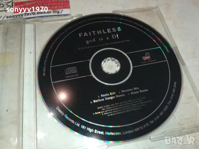 FAITHLESS CD 0502251027