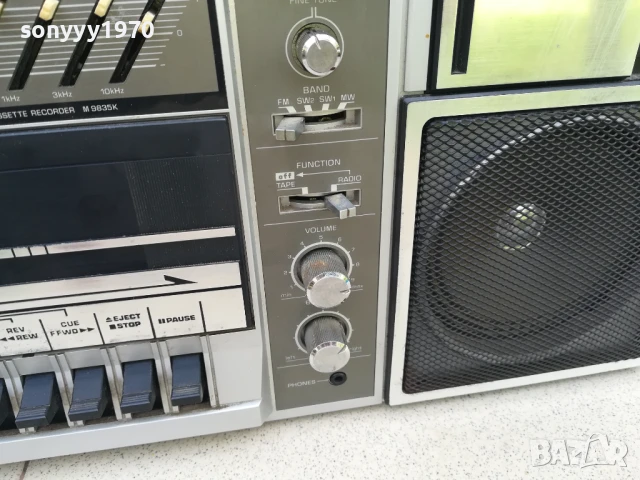 SANYO М9835K-MADE IN JAPAN 0206252031LCHERY, снимка 12 - Радиокасетофони, транзистори - 50525557