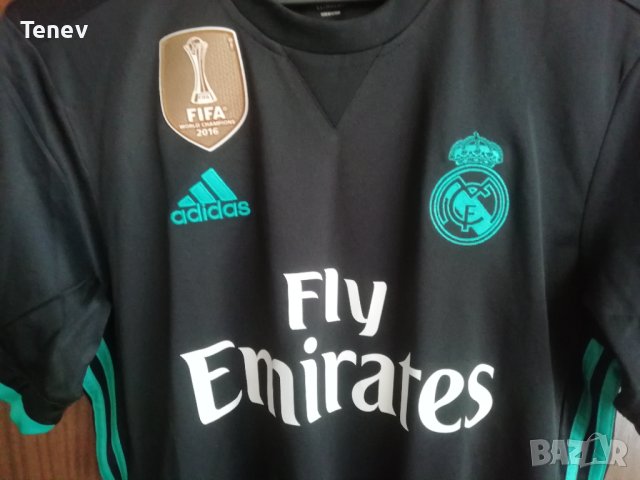 Real Madrid Cristiano Ronaldo 2017/2018 Adidas оригинална тениска фланелка Реал Мадрид Роналдо Away , снимка 4 - Тениски - 43213016