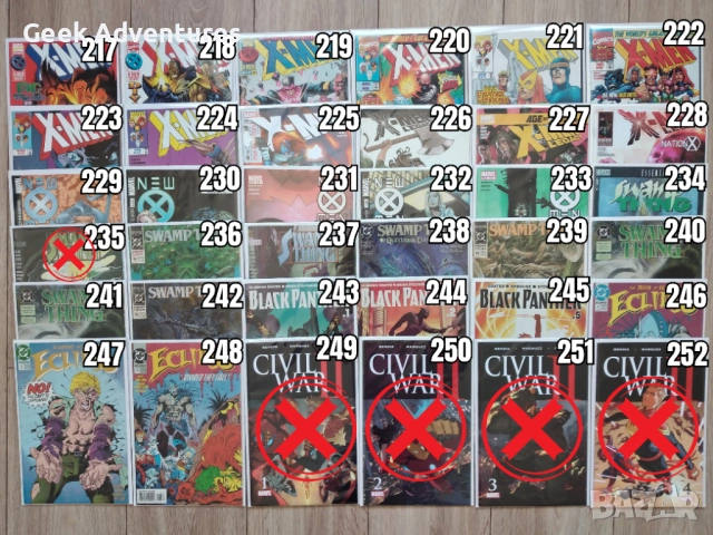 Comic Books/Комикси 2/2 - Punisher, X-Men, Hulk, Batman, Superman, JLA, снимка 8 - Списания и комикси - 51846836