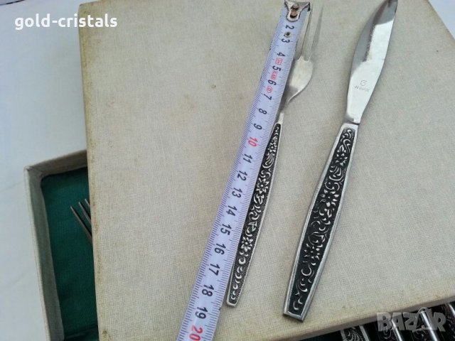 сервиз руски прибори ножове и вилици , снимка 2 - Антикварни и старинни предмети - 27014300