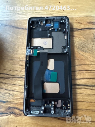 INCELL Дисплей с черна рамка за Samsung S21 Ultra нов, снимка 2 - Резервни части за телефони - 53053392