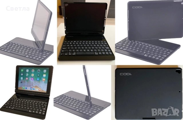 Bluetooth кейс с клавиатура Codi за iPad 9,7'', 6 в 1, 360 градуса,Не е Лаптоп,не е Таблет, 120 лв, снимка 7 - Таблети - 47555896