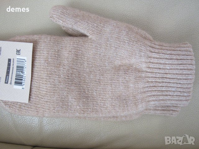 Машинно плетени вълнени ръкавици с един пръст, снимка 1 - Ръкавици - 43481831