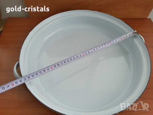  емайлирана тава, снимка 2 - Антикварни и старинни предмети - 28282895