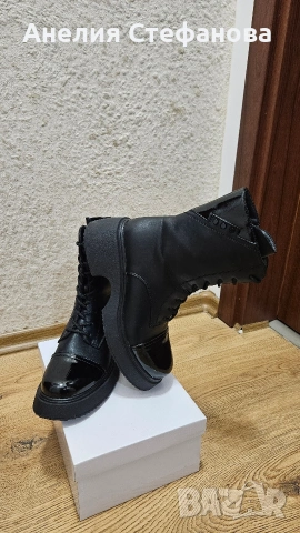 Дамски черни боти , снимка 3 - Дамски боти - 53105871