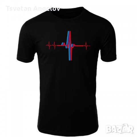 Мъжка тениска BMW M Power Heartbeat, снимка 2 - Тениски - 32569777