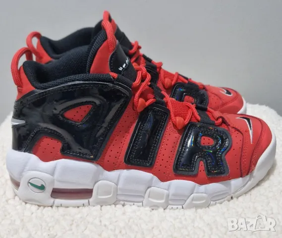 Nike Air More Uptempo I Got Next Red Black, 40 номер, обувани един път. Като нови. ОРИГИНАЛНИ, снимка 2 - Маратонки - 49830604
