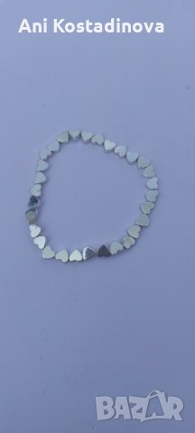 Мъжка гривна от естествен хематит, снимка 16 - Гривни - 23266779