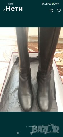 Дамски ботуши от естествена кожа!, снимка 4 - Дамски ботуши - 35007355