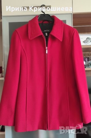 Късо палто, червено, размер S (34-36)