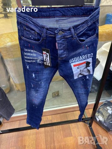 Мъжки дънки висок клас Dsquared , снимка 13 - Дънки - 37158446