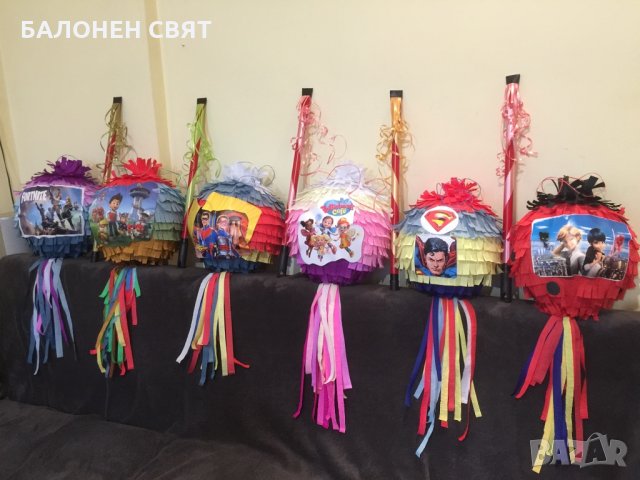 -50% Големи Пиняти Фортнайт Пес Патрул Опасният Хенри Масленка Супермен Калинката, снимка 11 - Други - 35467221