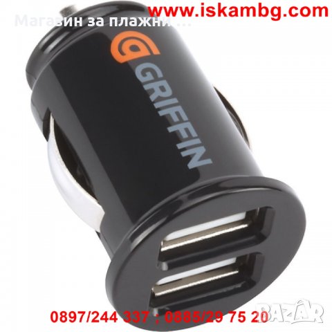 Griffin Адаптер за запалка и кабел за зареждане, снимка 2 - USB кабели - 28443466